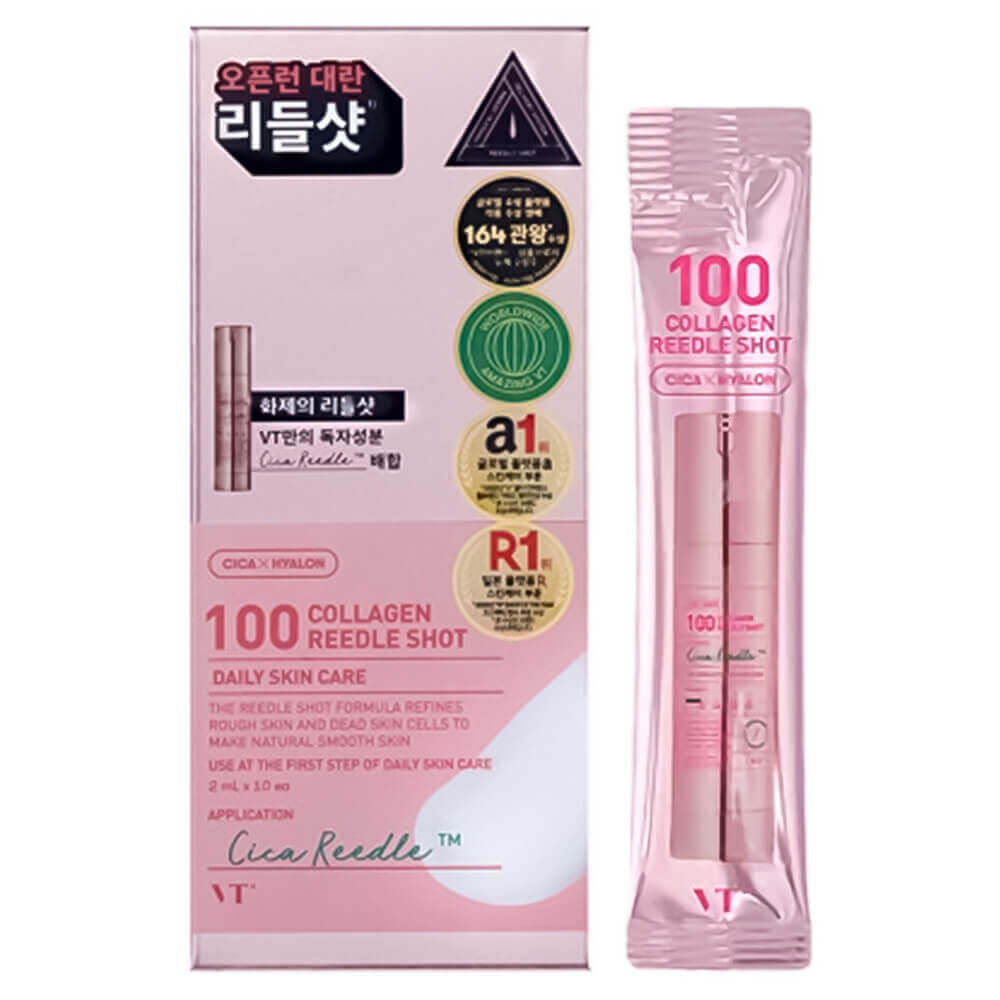 Бустер-сыворотка с микроиглами и коллагеном VT Cosmetics Collagen Reedle Shot 100, 2 мл